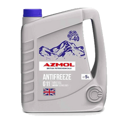 На фото: Рідина охолоджуюча Azmol Antifreeze G-11 5L