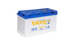 Аккумулятор Viking Gold 6СТ-105Ah Аз 960А (0) (L5)